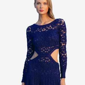 Alnich night dress navy Alnich night dress navy